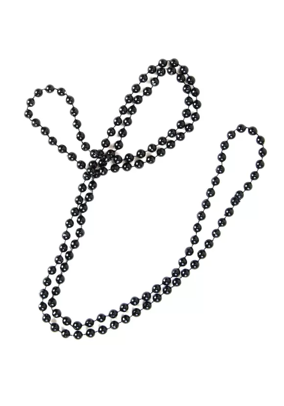 New Kern International Black Flapper Beads