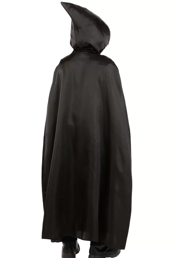 Best FUN Costumes Black Hooded Cloak For Kids