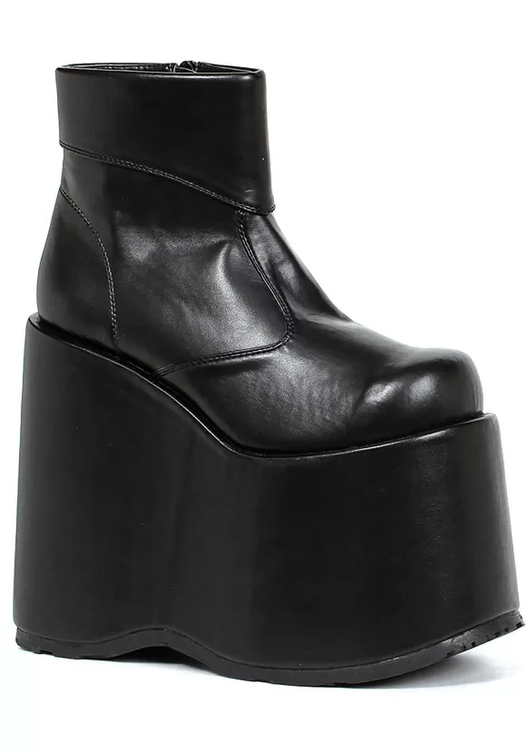 New Ellie Black Monster Platform Shoes For Men