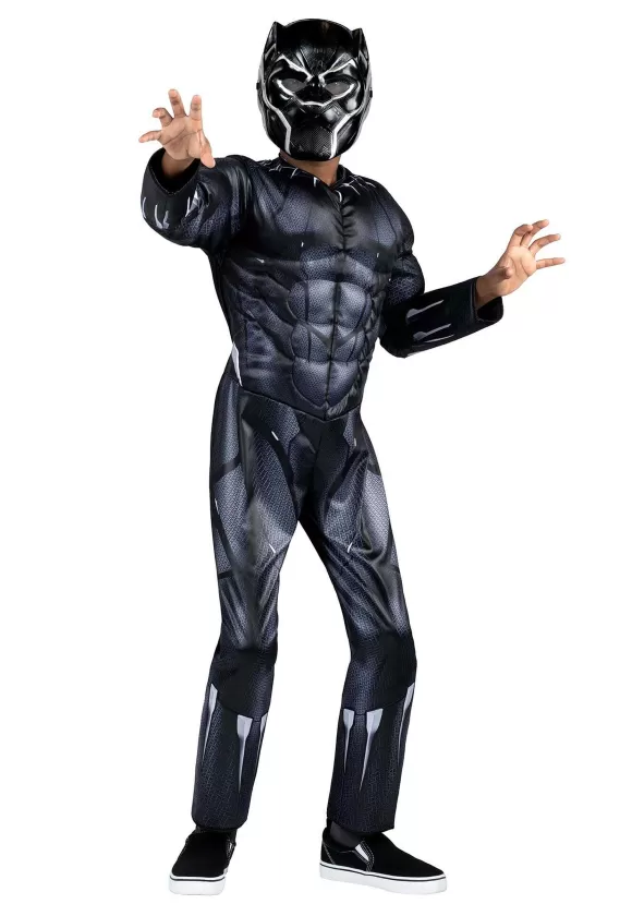 Cheap Jazwares Black Panther Boy'S Costume