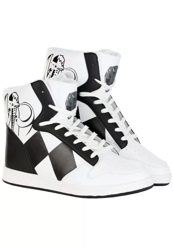 Hot FUN Wear Black Power Rangers Costume Inspired Sneakers For Adults