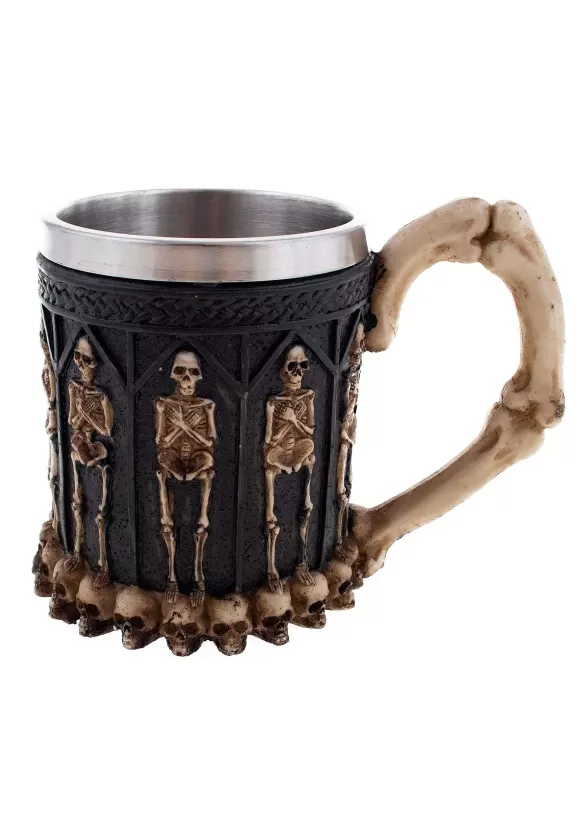 Sale Funny Fashions Black Skeleton Body Mug