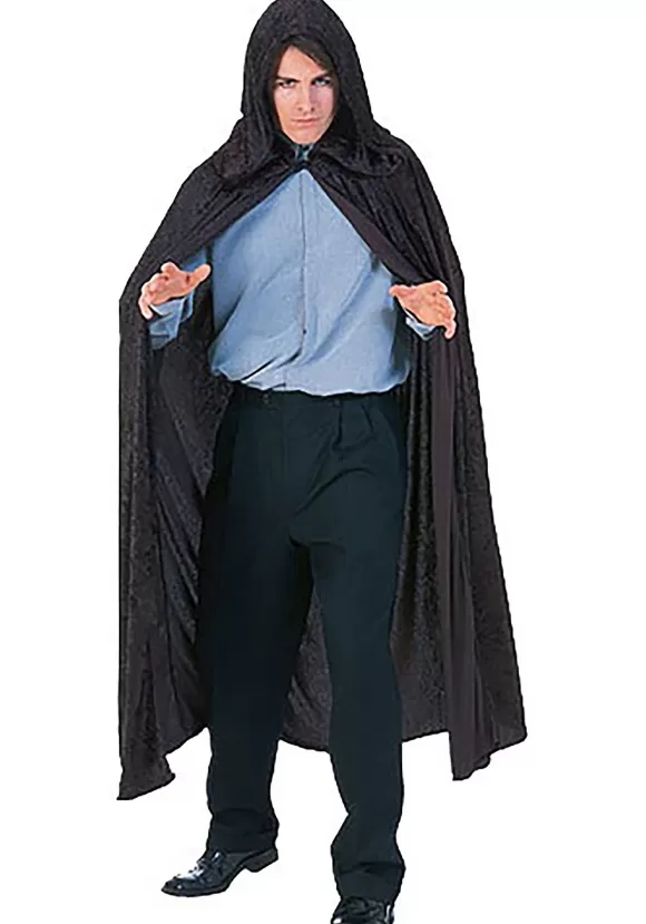 Outlet Rubies Costume Co. Inc Black Velvet Hooded Cloak