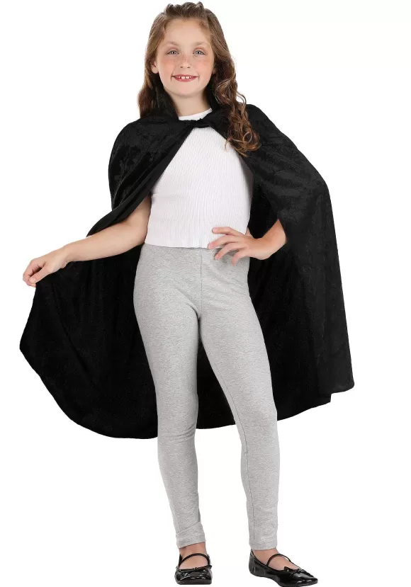 Online FUN Costumes Black Velveteen Cape For Kids