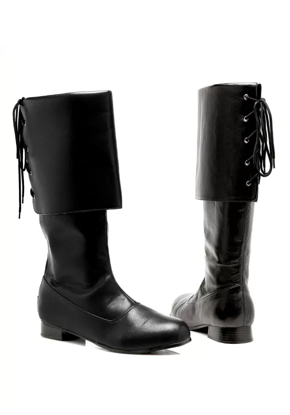 Fashion Ellie Black Women'S Pirate Boots