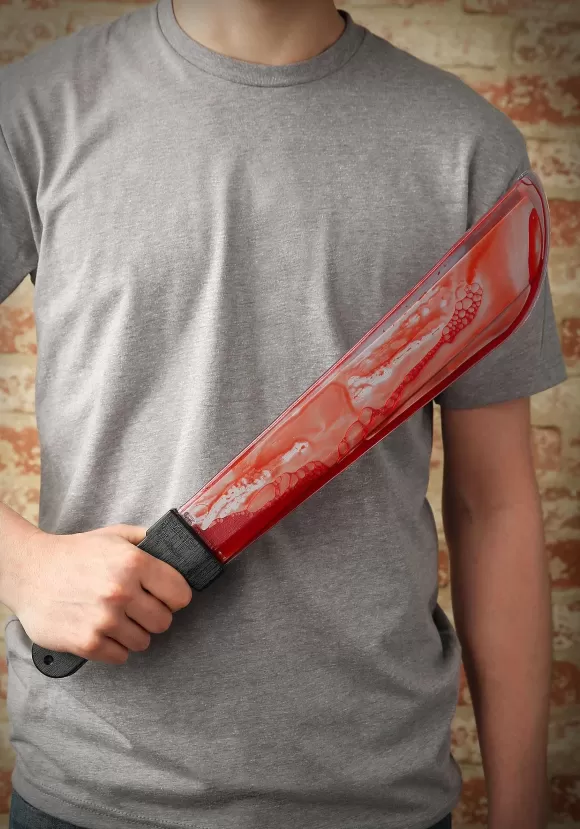 Online Fun World Bleeding Machete Knife