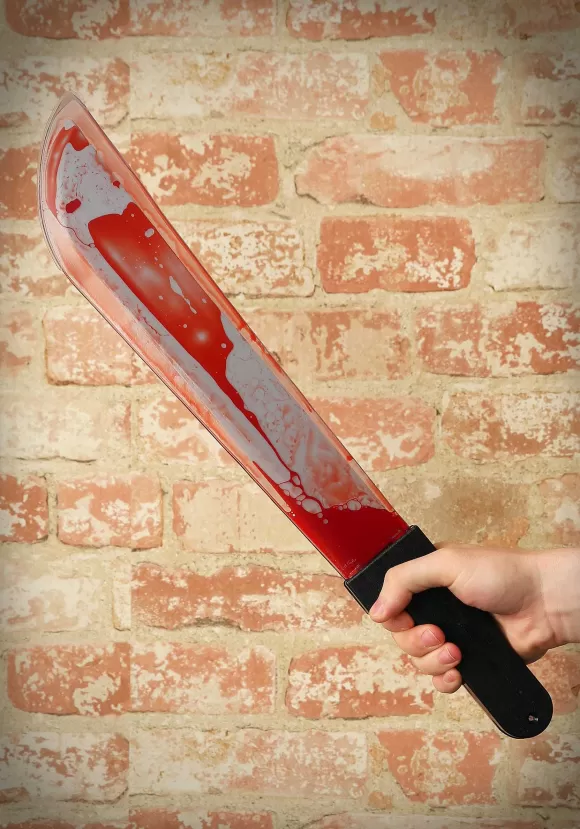 Online Fun World Bleeding Machete Knife