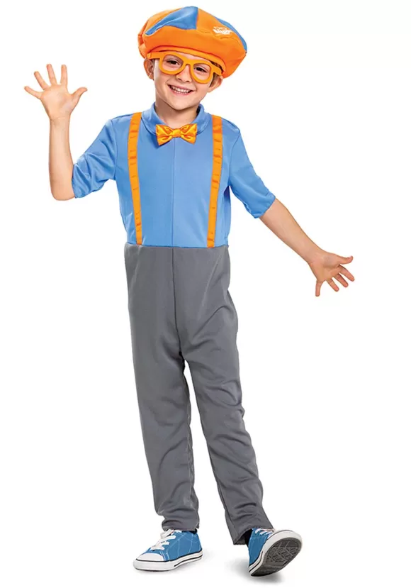 Fashion Disguise Blippi Costume For Toddlers