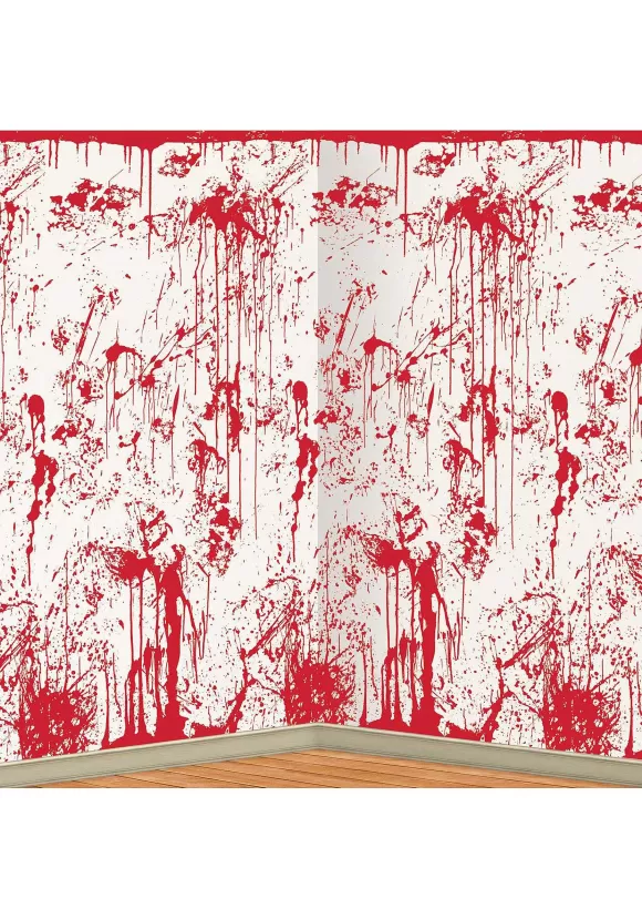 Best Sale Beistle Bloody Wall Backdrop Decoration