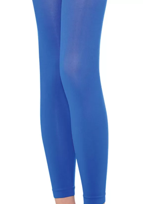 Clearance Amscan Blue Footless Tights For Women