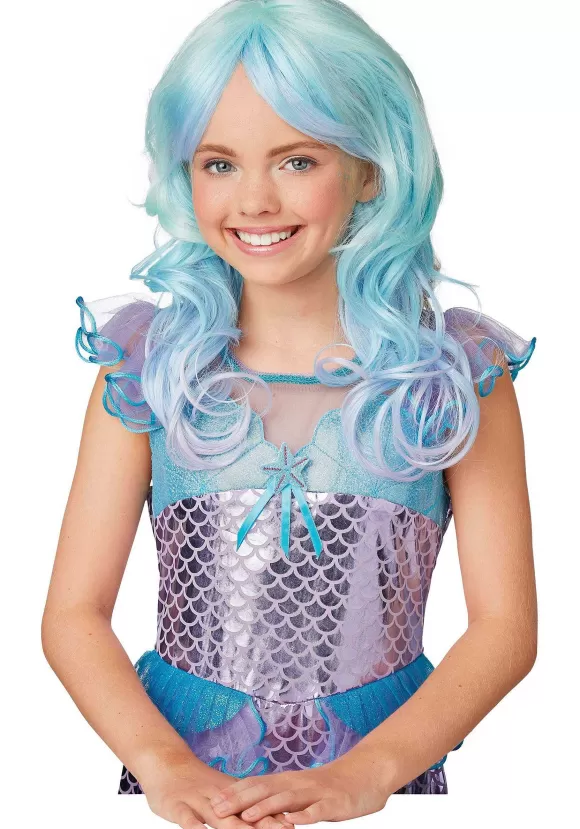 Fashion FUN Costumes Blue Mermaid Wig