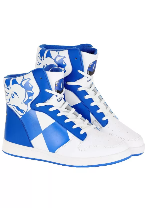 Online FUN Wear Blue Power Rangers Costume Inspired Sneakers For Adults