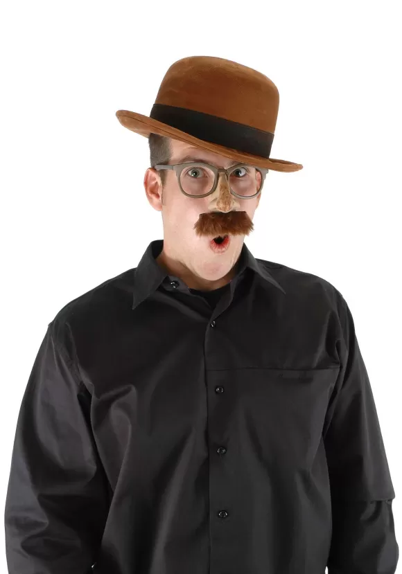 Best FUN Costumes Bowler Brown Hat