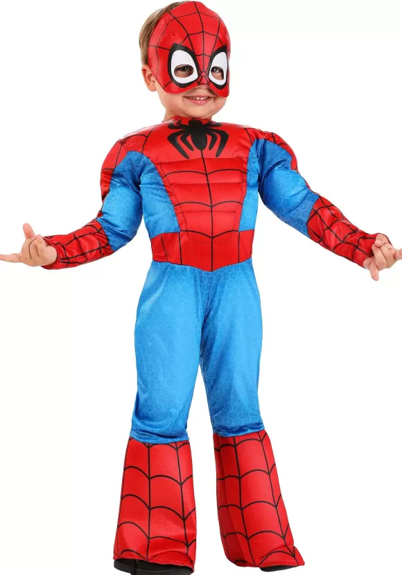 Outlet Jazwares Boy'S Spidey And His Amazing Friends Toddler Spider-Man Costume