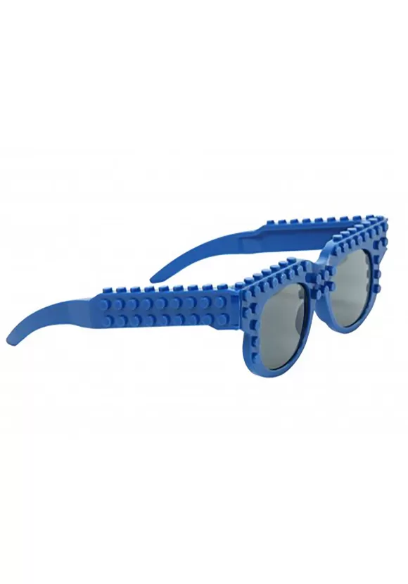 Sale FUN Costumes Bricky Blocks Blue Costume Glasses