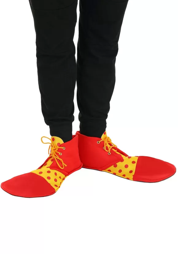 Best Sale FUN Costumes Bright Clown Costume Shoes For Adults