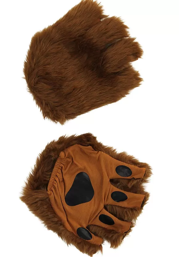 Best Sale FUN Costumes Brown Fingerless Adult Paws