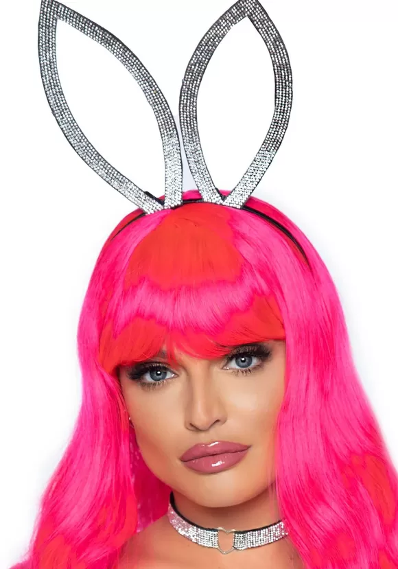 Best Sale Leg Avenue Bunny Ear Rhinestone Headband Costume