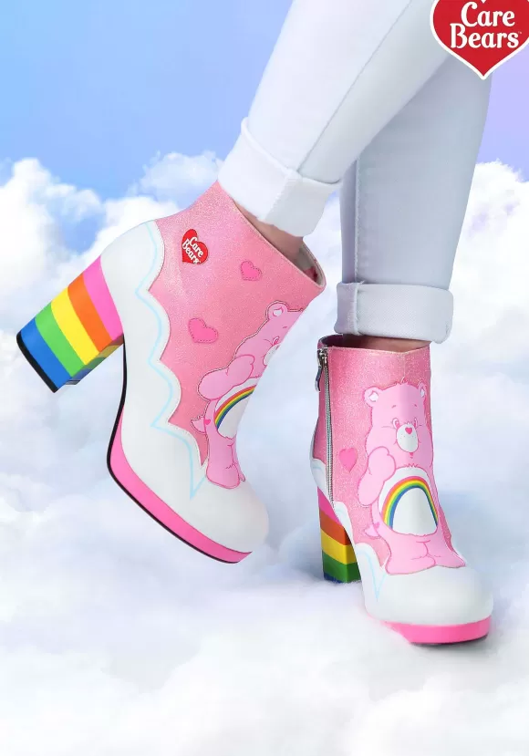 Best FUN Wear Care Bears Cheer Bear Ankle Boots For Women