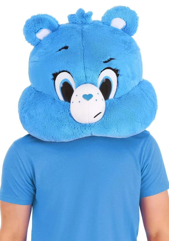 Hot FUN Costumes Care Bears Grumpy Bear Mascot Mask For Adults