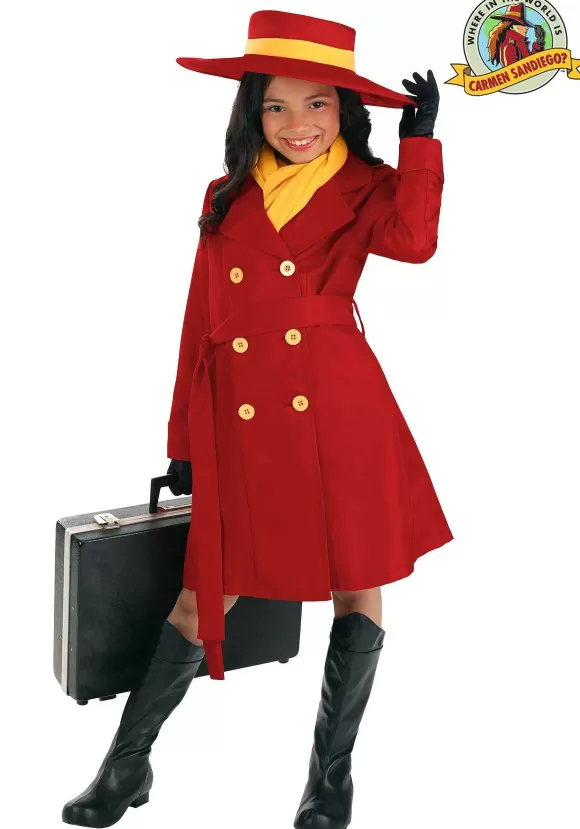 Store FUN Costumes Carmen Sandiego Costume For Girls