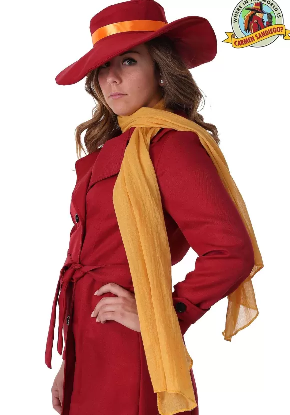 Store FUN Costumes Carmen Sandiego Scarf Accessory For Women