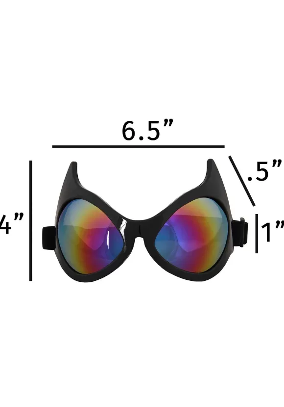 Discount FUN Costumes Cat Eye Rainbow Goggles