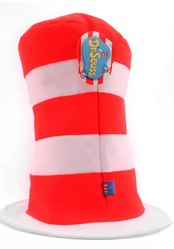 Discount FUN Costumes Cat In The Hat Costume Hat For Adults