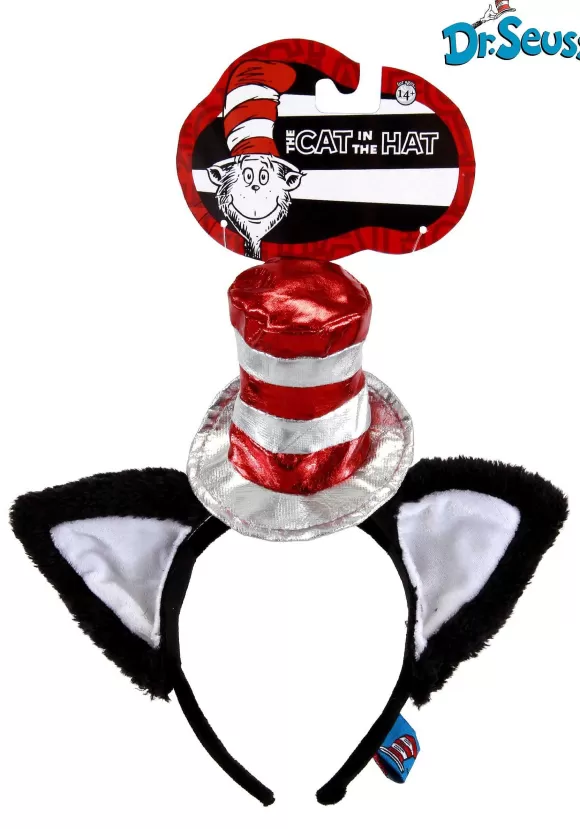 Cheap FUN Costumes Cat In The Hat Deluxe Costume Headpiece