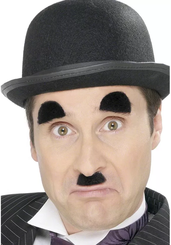 Sale Smiffys Charlie Chaplin Mustache And Eyebrows