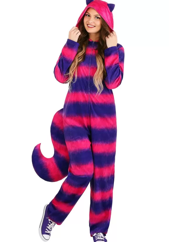 Shop FUN Costumes Cheshire Cat Costume Onesie For Adults