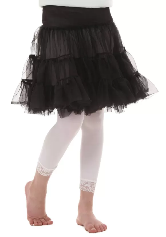 Best Sale FUN Costumes Child Black Knee Length Crinoline