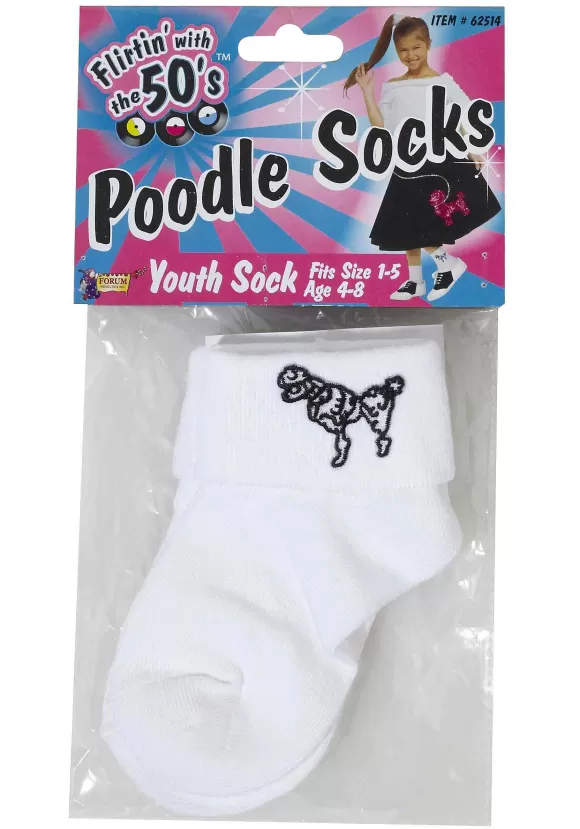 Best Sale Forum Novelties, Inc Child Retro Poodle Socks