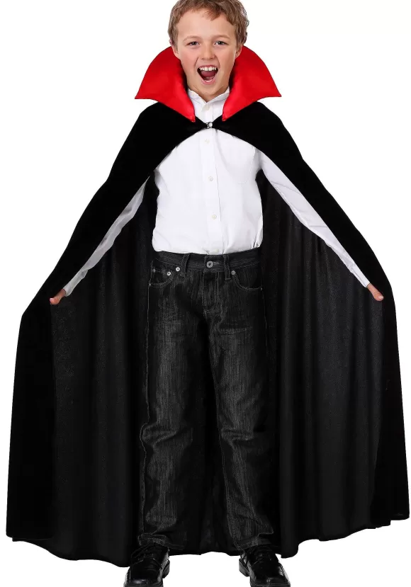 Clearance FUN Costumes Child'S Red Collar Vampire Cloak Costume