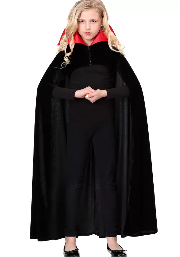 Clearance FUN Costumes Child'S Red Collar Vampire Cloak Costume