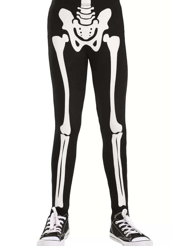 Fashion FUN Costumes Classic Skeleton Leggings For Kids