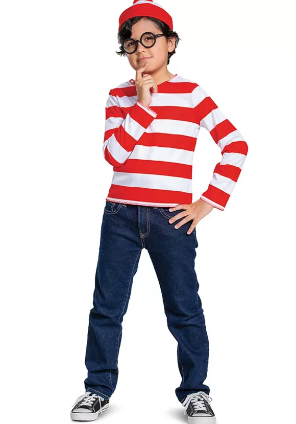 Shop Disguise Classic Where'S Waldo Costume For Kids