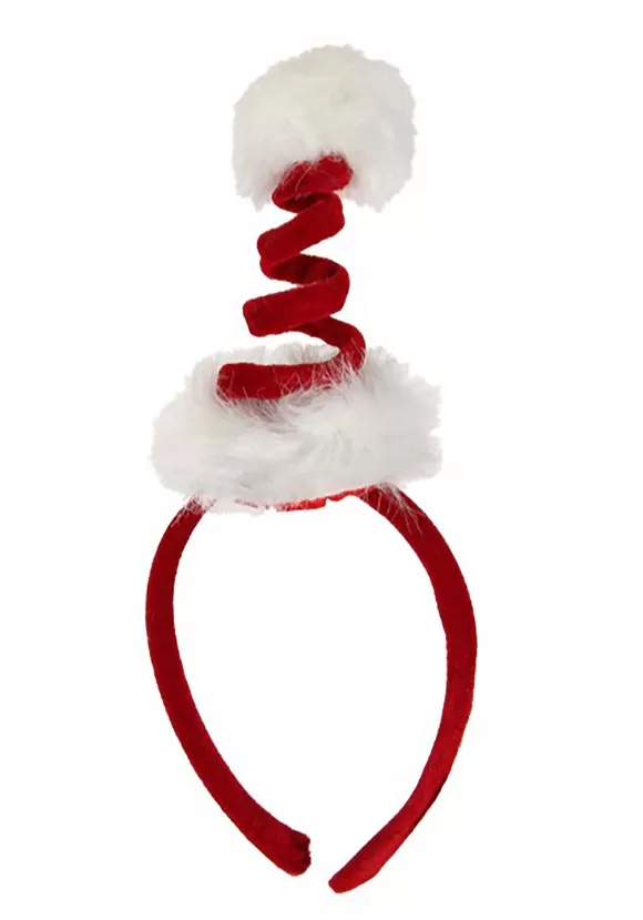 Flash Sale FUN Costumes Cocktail Springy Santa Red Costume Headband