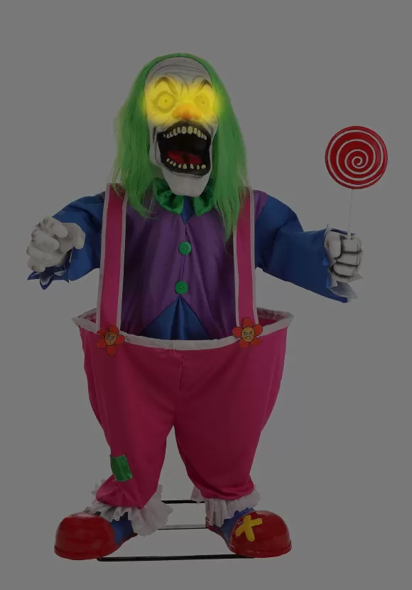 Store FUN Costumes Crazy Killer Clown Animatronic Decoration