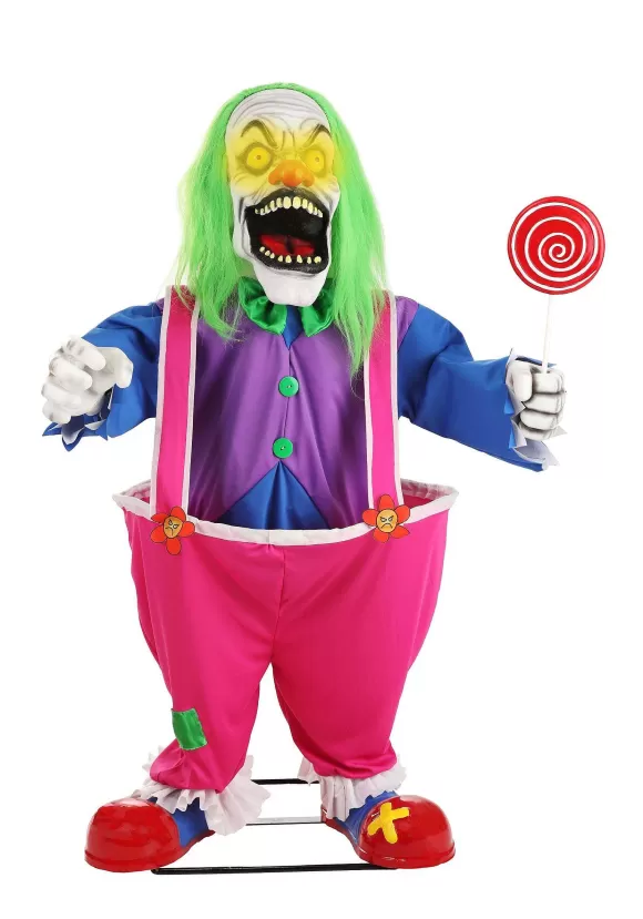 Store FUN Costumes Crazy Killer Clown Animatronic Decoration