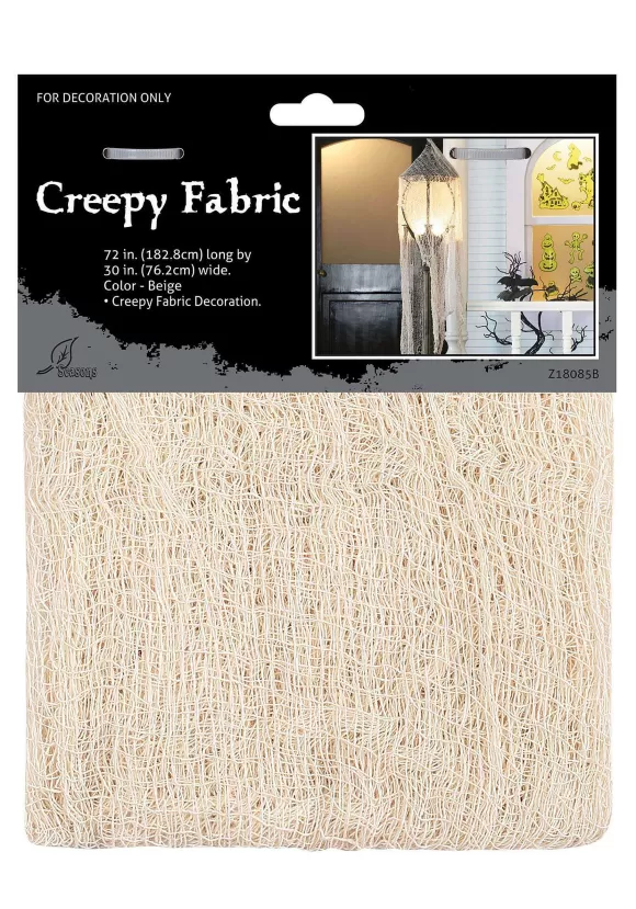 Fashion FUN Costumes Creepy Beige Gauze Decorative Halloween Cloth