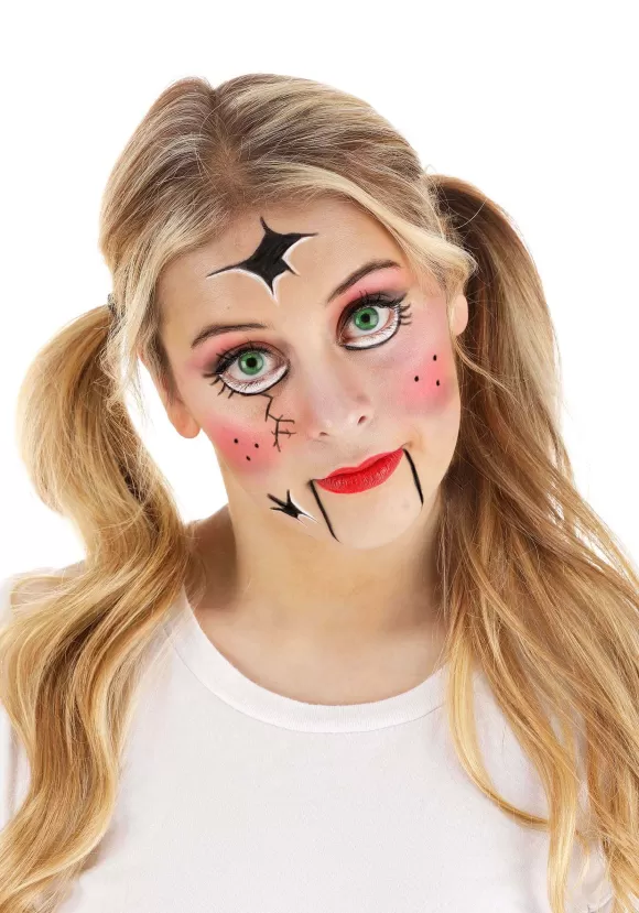 Hot FUN Costumes Creepy Doll Costume Makeup Kit