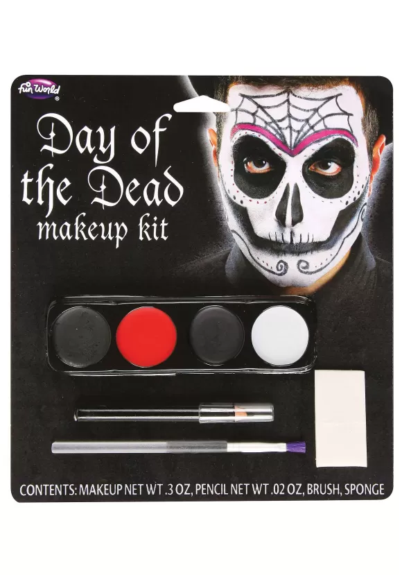 Shop Fun World Day Of The Dead Male Makeup Kit