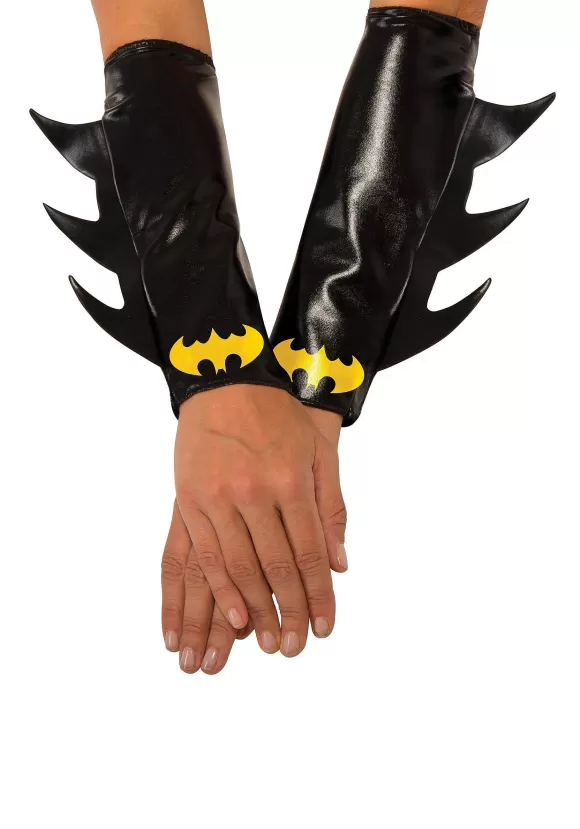 New Rubies Costume Co. Inc Dc Comics Batgirl Costume Gauntlets For Women