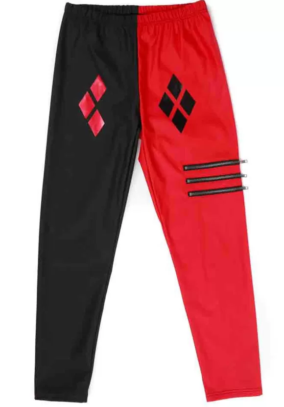 Sale Bioworld Merchandising / Independent Sales Dc Comics Cosplay Harley Quinn Leggings