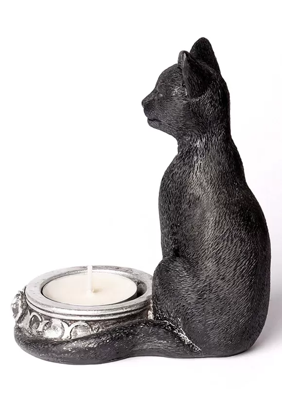 Flash Sale Alchemy of England Decorative Black Cat Tea Light Holder