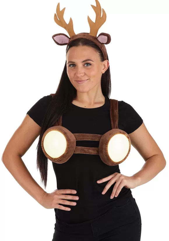 Cheap FUN Costumes Deer In Headlights Costume Kit For Adults