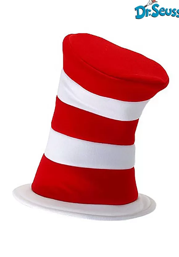 Outlet FUN Costumes Deluxe Cat In The Hat Plush Velboa Costume Hat