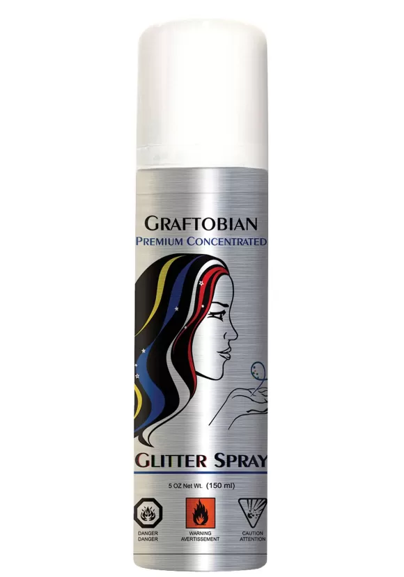 Online Graftobian Make-Up Co. Deluxe Graftobian Silver Glitter Hairspray