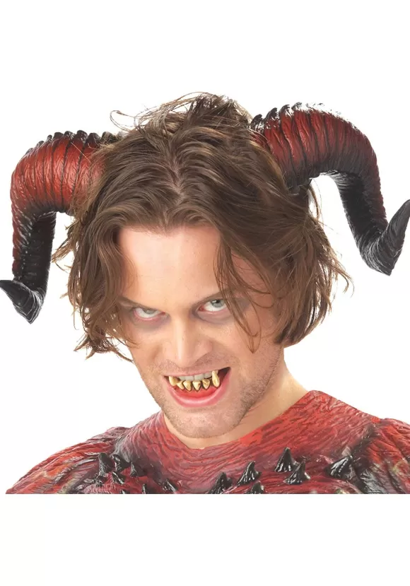 Shop California Costume Collection Devil Horns And Teeth